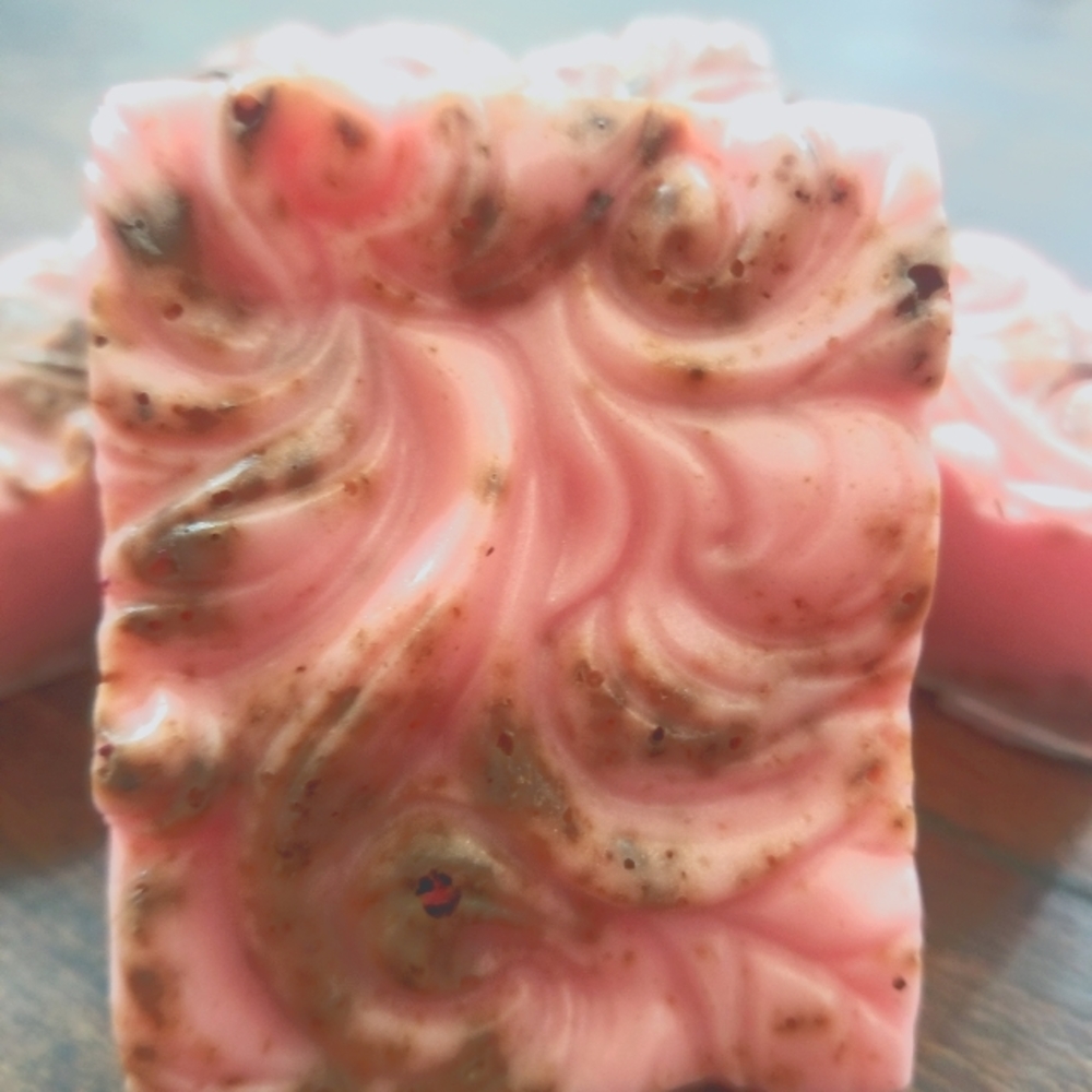 ROSE BARS W/DRIED ROSE PETALS